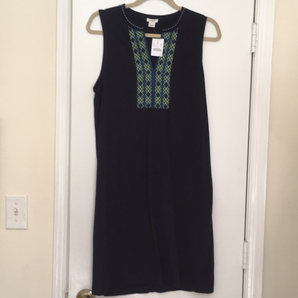Sleeveless  embroidered dress from J Crew Factory